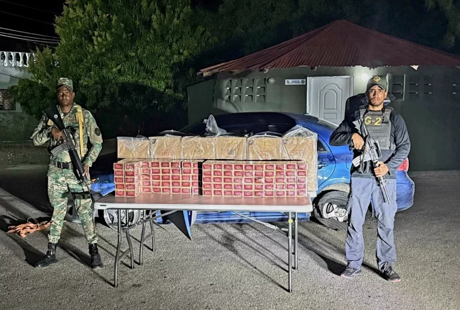 Cargamento de cigarrillos traficados en San Juan