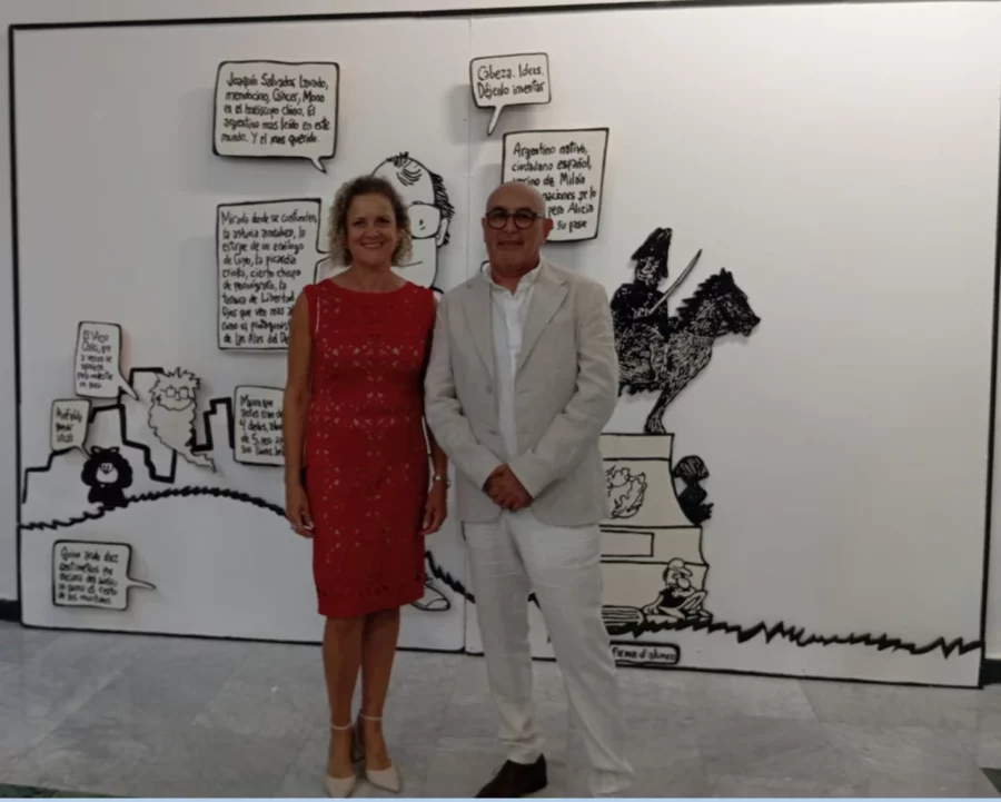 Sandra Winkler y Freddy Funes