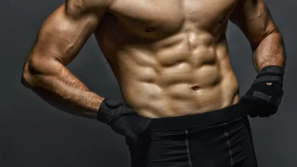 Core abdominal bien definidos.