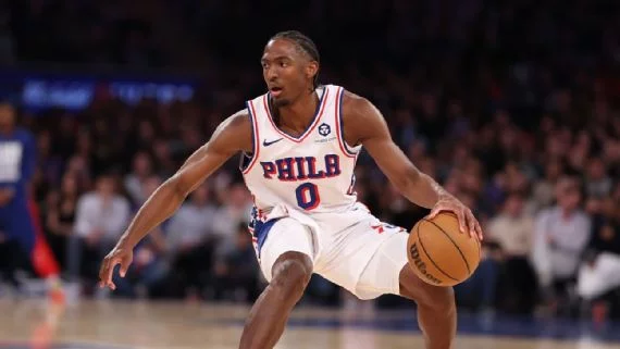 Tyrese Maxey, estará fuera de  76ers,  resto de la temporada.