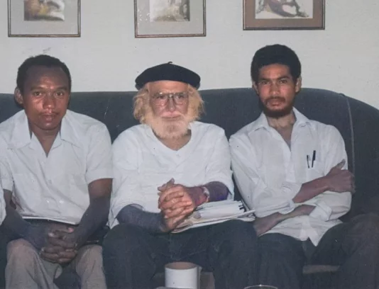 Foto de RGR con Ernesto Cardenal 2