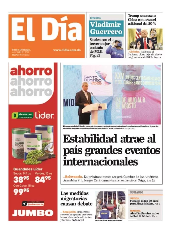 Portada impresa 08-04-2025