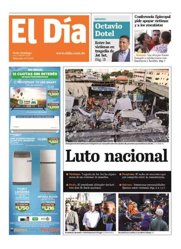Portada impresa 09-04-2025