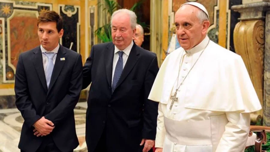 papa y messi