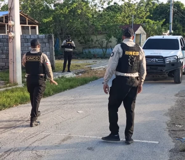 DNCD desarrolló el operativo en Cambita Garabitos.
