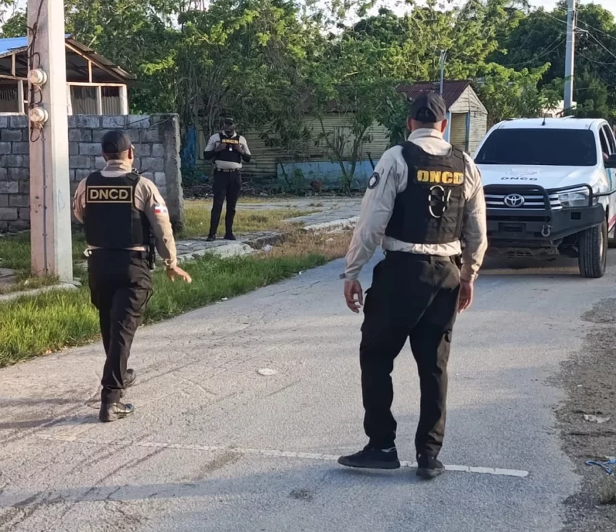 DNCD desarrolló el operativo en Cambita Garabitos.
