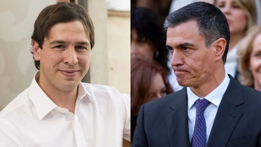 El músico David Sánchez y su hermano el presidente de España, Pedro Sánchez. Fuente externa