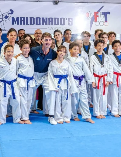 Atletas que participaron en el evento de taekwondo. Fuente externa