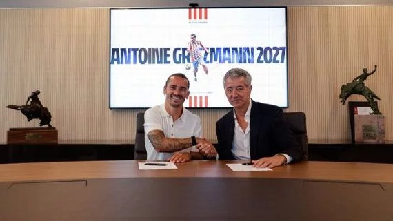 Atlético de Madrid alargo su vínculo con Antoine Griezmann