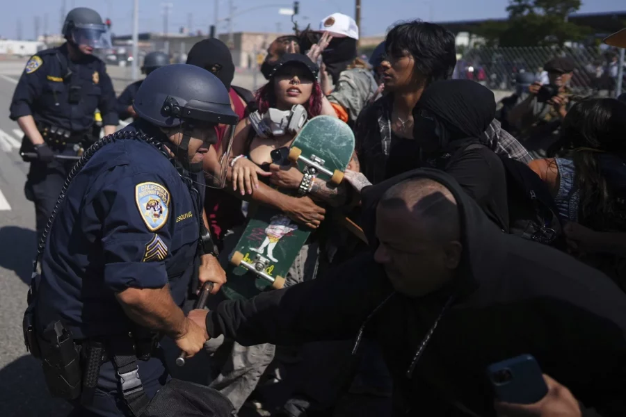 disturbios en Los Ángeles