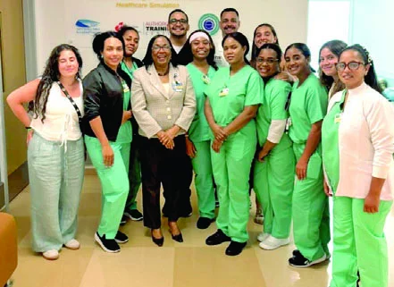 Las profesionales sanitarias participantes.
