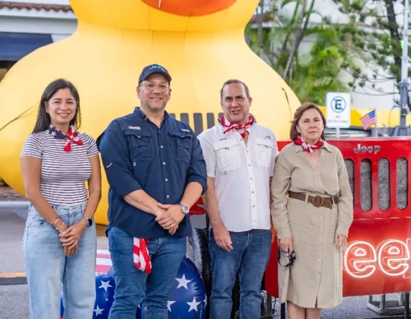 Mariel Castillo, Ramón González, Donald Pimentel y Georgia Reid.