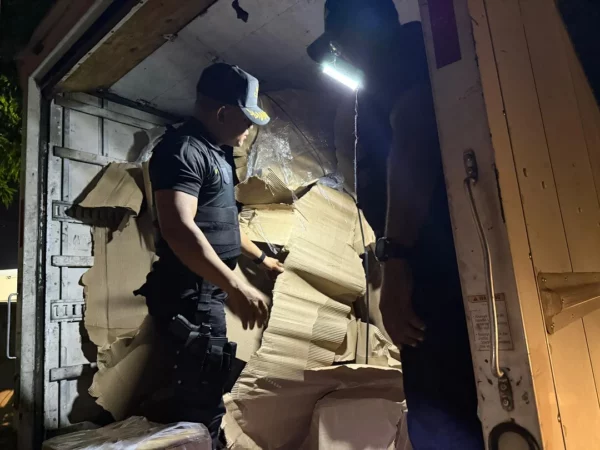 Cigarrillos ocupados en La Vega