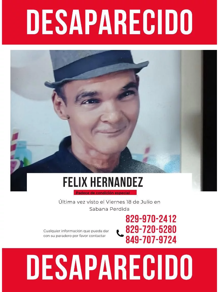 Desaparecido- Félix José Hernández Santana