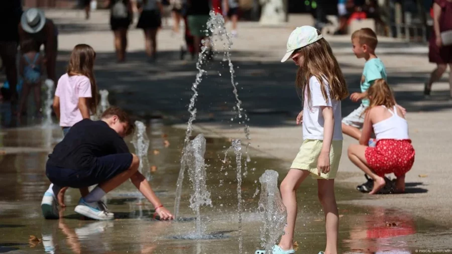Ola de calor en Francia