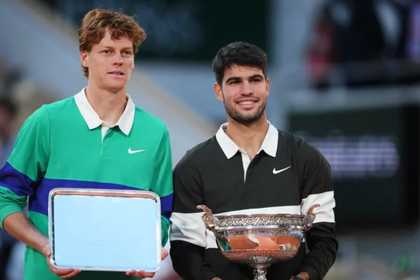 Jannik Siner y Carlos Alcaraz