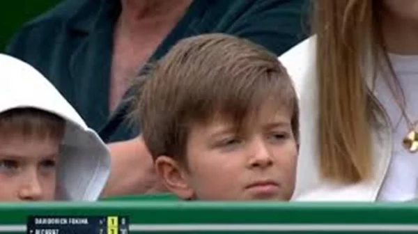 Stefan Djokovic espectador de lujo en Wimbledon