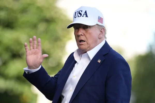 El presidente de EE.UU., Donald Trump, en una fotografía del 06 de julio de 2025.