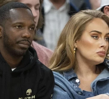 Adele y su esposo Rich Paul.