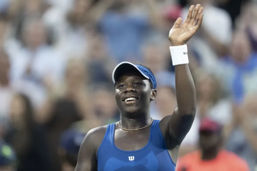 La adolescente canadiense Victoria Mboko
