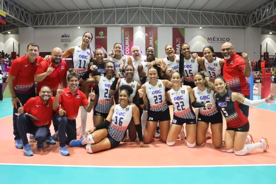 Las dominicanas celebran su pase a la final de la XXII Copa Panamericana