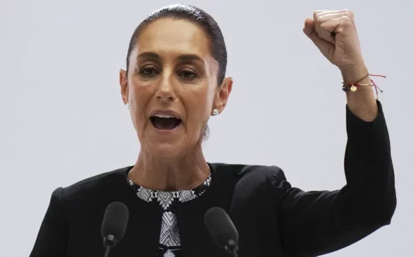 La presidenta  Claudia Sheinbaum habla de últimos  logros.
