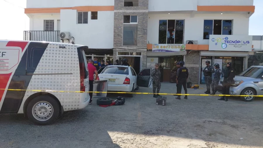 Lugar donde ocurrió el operativo en La Barranquita de Santiago.