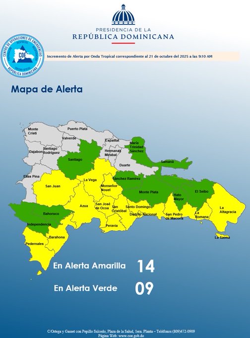 mapa del coe