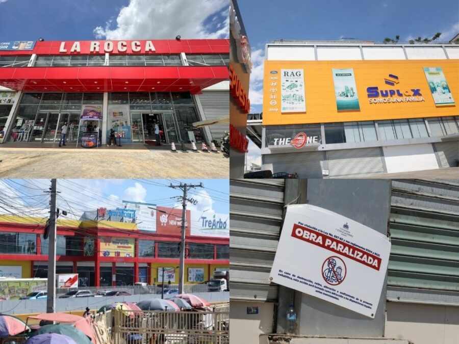 Tiendas chinas que permanecen cerradas.