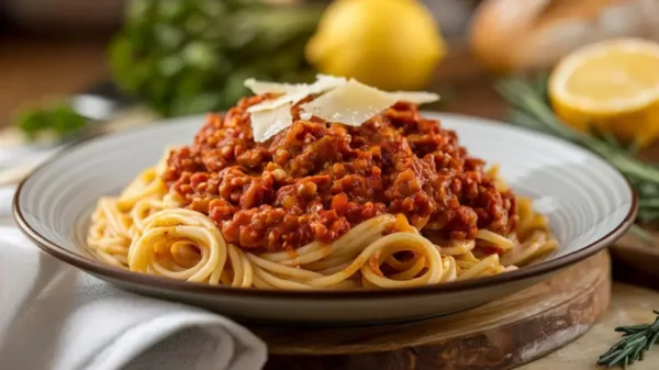 Prueba agregarle lentejas o garbanzos a la salsa bolognesa.