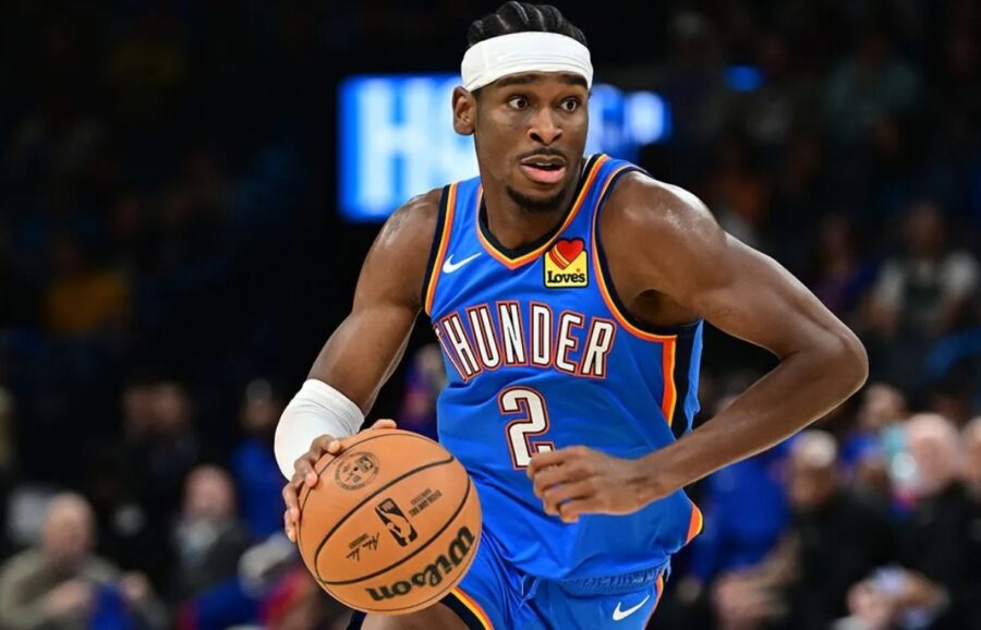 Eshai Gilgeous Alexander, principal figura ofensiva de los Thunder de Oklahona City.