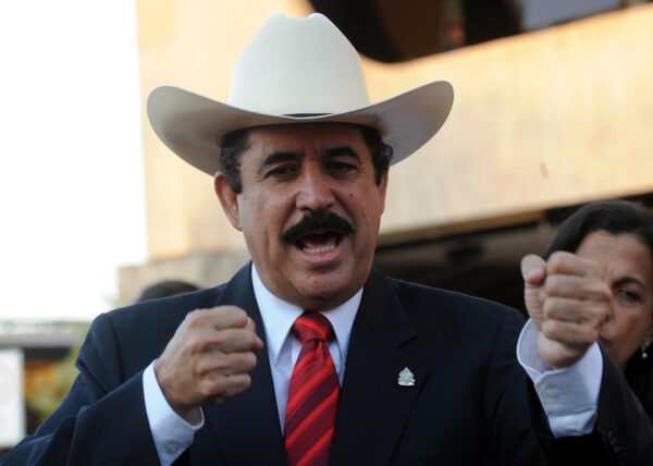 El expresidente de Honduras, Manuel Zelaya