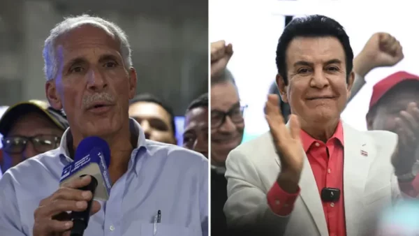 Nasry Asfura (izquierda) y Salvador Nasralla (derecha).