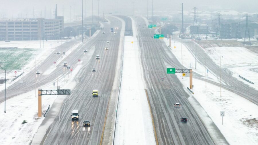Tormenta invernal en Estados Unidos