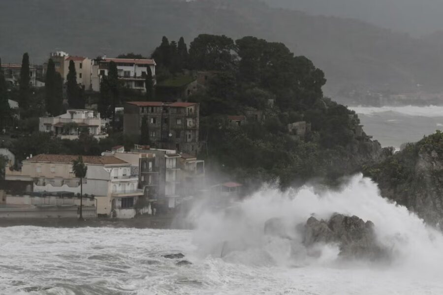 Borrasca en italia