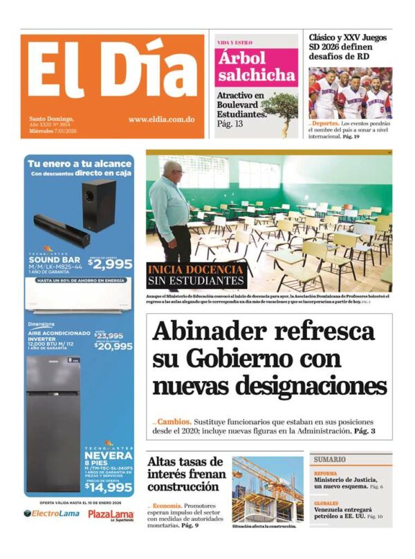 Portada impresa 07-01-2026