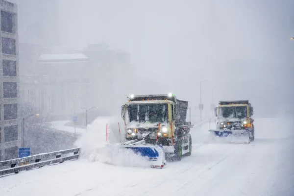 nieve en nueva york