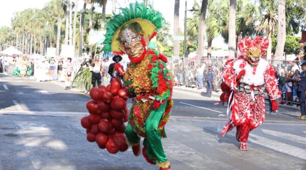 Color, tradición y ambiente familiar se observó en la avenida George Washington, donde miles de ciudadanos se dieron cita.  Duany Nùñez