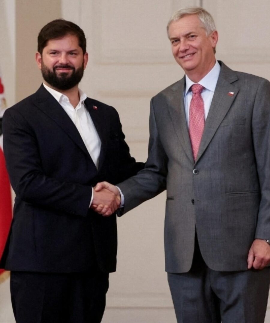 Boric y José Antonio Kast.