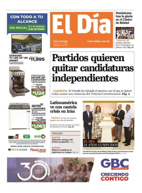 Portada impresa 06-03-2026