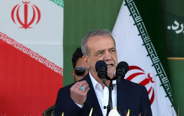 Fotografía de archivo del presidente de Irán, Masoud Pezeshkian.