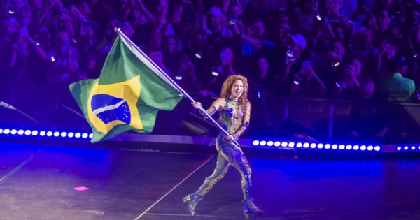 Shakira en el concierto: Todo Mundo no Rio 2026. (GrosbyDaniel RAMALHO AFP)